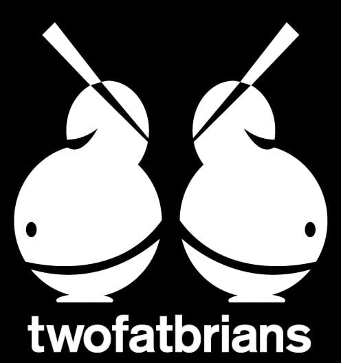Image of twofatbrians stickers