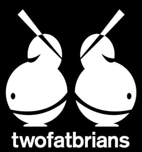 Image of twofatbrians stickers