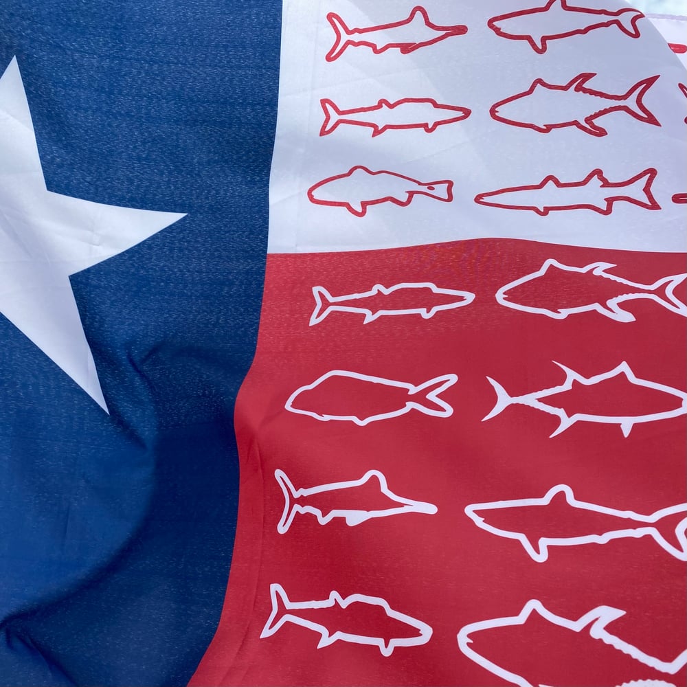 Texas Fish Flag 