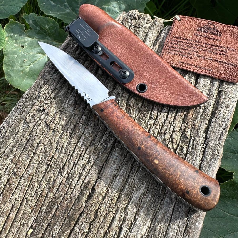 Image of 95mm Drop  Point 14c28n Myall