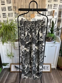 Image 1 of vintage printed silk pants 