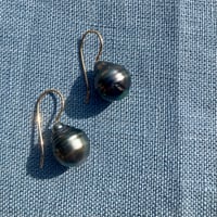 Image 2 of Baroque Tahiti Pearl Earrings