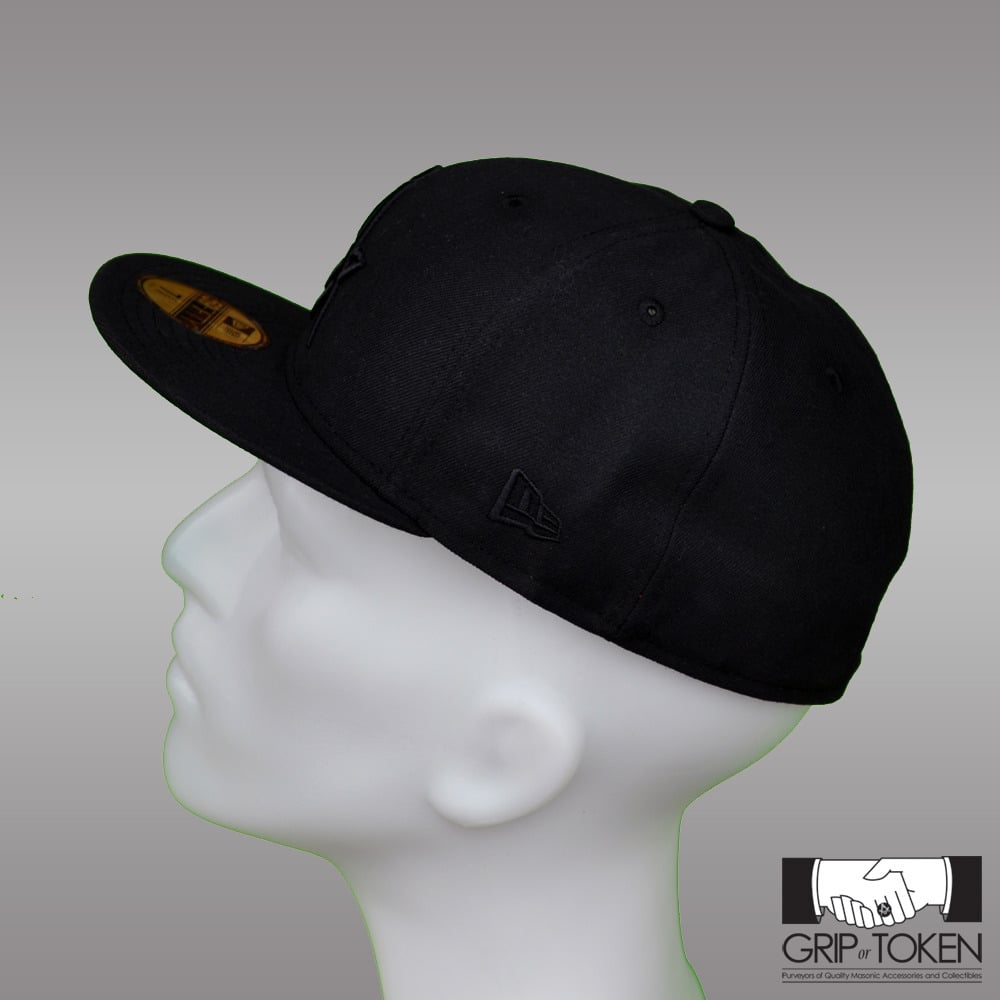 Image of New Era 5950 Fitted Cap - All Black - New Logo