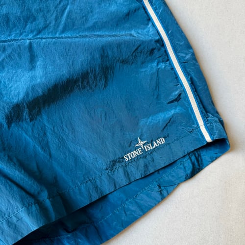 Image of Stone Island Nylon Metal Swim Shorts, Size 36”