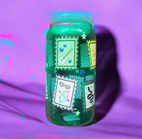 Image 3 of Album Stamps 16 OZ Glass Cup