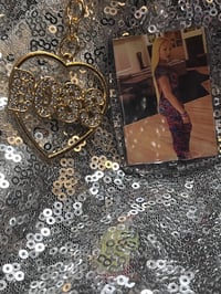 Image 4 of Back & front Photo Frame Custom keychains with charm of your choice 