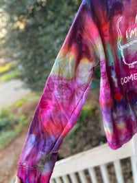 Image 2 of MEDUIM Mom I’m Scared Come Pick Me Up Tie Dye Hooodie