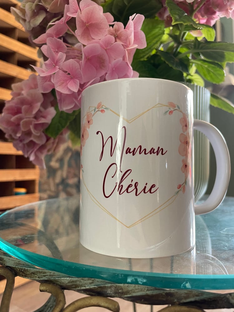 Image of Mug tasse Maman chérie cadeau personnalisable 