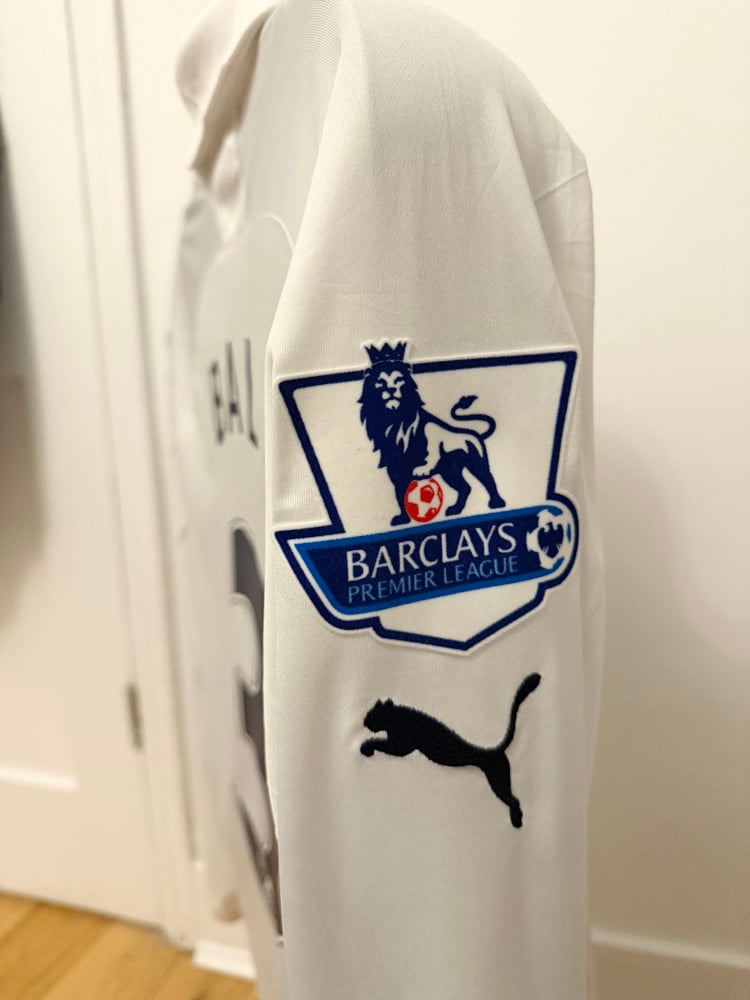 Image of Tottenham Hotspur “BALE 3” 2011/12 Home Long Sleeve Shirt + patches (M)