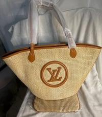Image 3 of LV Raffia Bag