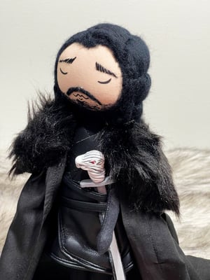 Image of Jon Snow Inspired Art Doll