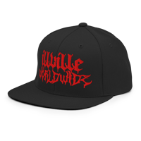 Image 8 of illville Worldwide Snapback (Red Logo)