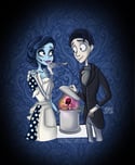 Dinner for Two | Corpse Bride inspired 8x10Archival Matte Print 