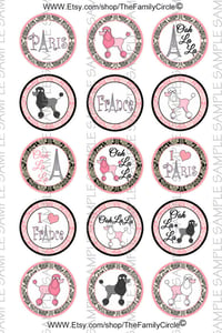 Image of Paris, Cheerleading, & I <3 Mustahces Pins