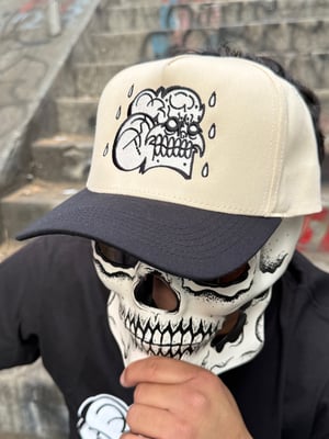 Image of Upset Royal blue & Black cream cap Snapback hats 