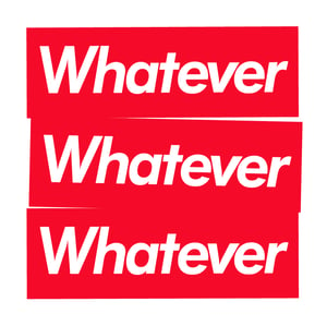 Image of WHATEVER STICKERS