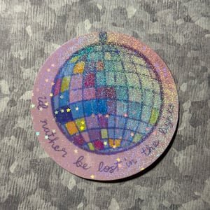 Like Crazy Jimin Holographic Glitter Sticker