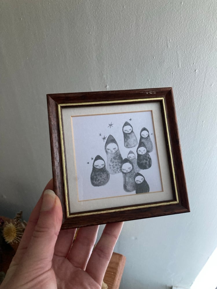 Image of Ancestors • small framed panting 