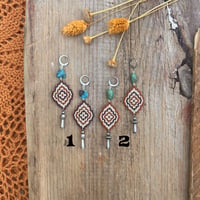 Image 3 of Thicket Squash Blossom earrings