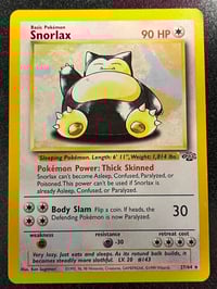 Image 1 of Snorlax (27) - Jungle Unlimited - Lightly Played