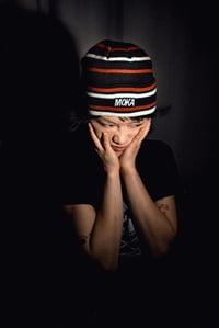 Image 3 of Stripes beanie black