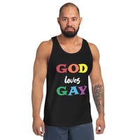 "GOD LOVES GAY" Unisex Tank by InVision LA