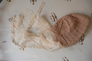 Image of Vintage Inspired Lace Bonnet