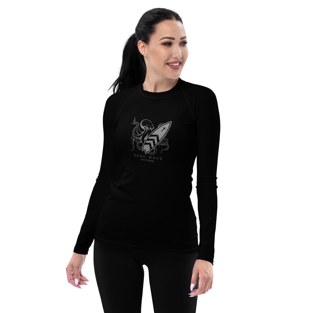 Occult Beach: Dark Wave Surf Shop Women's Rash Guard