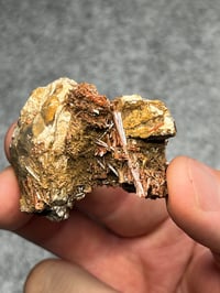 Image 4 of Crocoite Cluster Specimen From Tasmania #2423