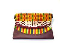 Image 1 of Fanny Pack Designs By IvoryB Kente Burgundy 