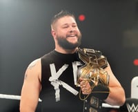 Image 3 of WWE Kevin Owens autographed 8x10 photo W/US title