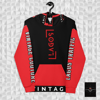 LTC AFROBEATS VINTAGE COUTURE HOODIES (RED/ BLK)