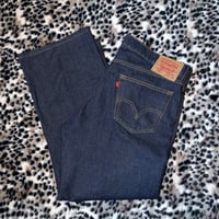 Image 3 of (38) Dark Wash 529 Baggy Levi’s 