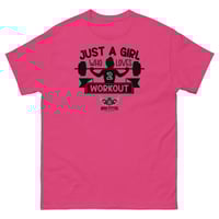 Image 18 of Just a Workout Girl Unisex T-Shirt