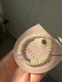 Image 2 of Prehnite 葡萄石紫水晶手链