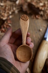Image 5 of Cluster of Falling Leaves Coffee Scoop 