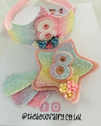 Birthday Tiara & Badge set 