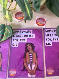 Image 3 of Some Punks Were Too Ill Print - A5