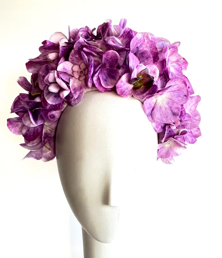Image of Lilac/lavender flower crown 