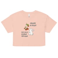 Image 3 of Change is Scary Bunny Crop Top