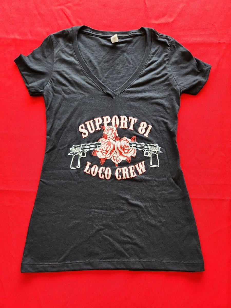 Image of LOCO 81 Guns N Roses V-neck Tshirt 