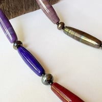 Image 3 of Tapered Tubes Necjlace