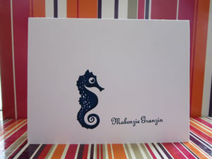 Image of Personalized Critter note cards