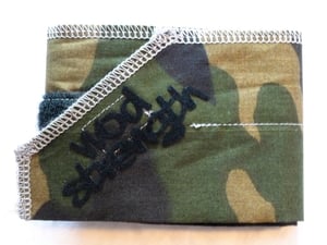 Image of Camo with gray thread