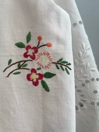 Image 6 of Orange flower shirt (s/m)