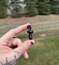 Image 1 of “cosmic lanes” mushroom pendant