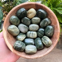 Green Hair Jasper Tumble