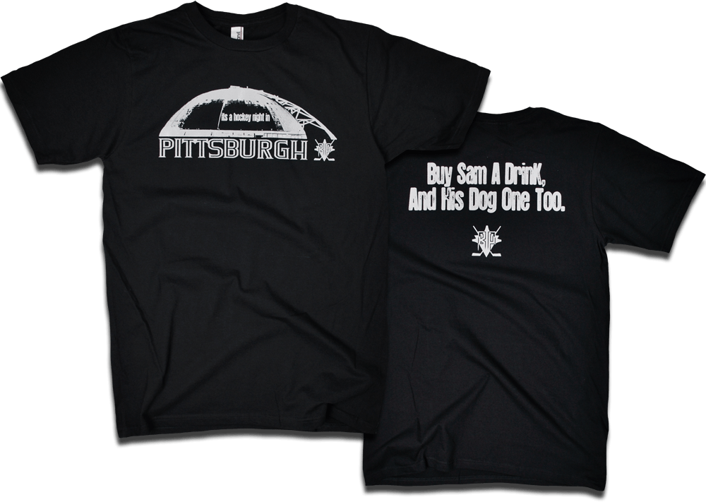 Image of "It's a hockey night in Pittsburgh" tee 