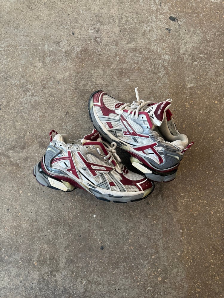 Image of Balenciaga Burgundy Runners