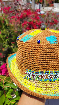 Image 8 of Sun Crochet Cosmic Cap